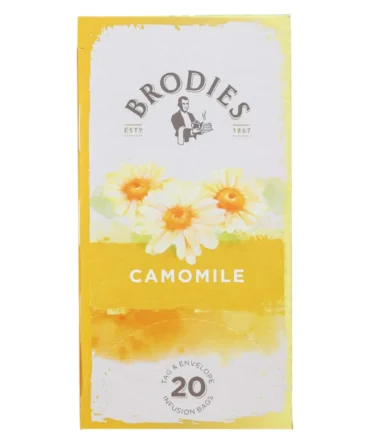Brodies Trà Camomile Hộp Giấy (Camomile Tea) - 20 Túi Trà - 40g