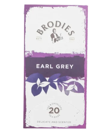 Brodies Trà Earl Grey Hộp Giấy (Earl Grey Tea) - 20 Túi Trà - 40g
