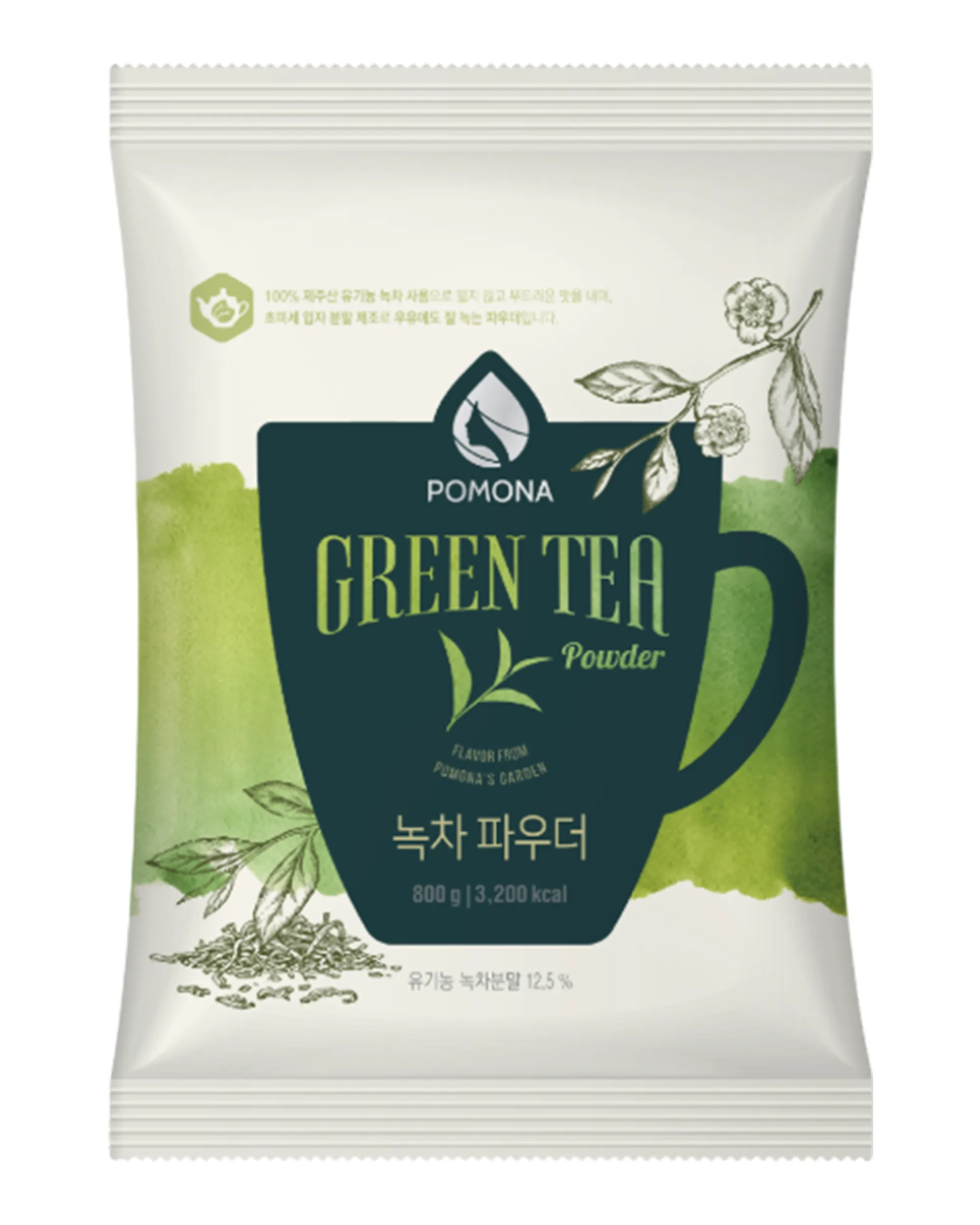 Pomona Bột Pha Chế Vị Trà Xanh (Green Tea Powder) – 800g