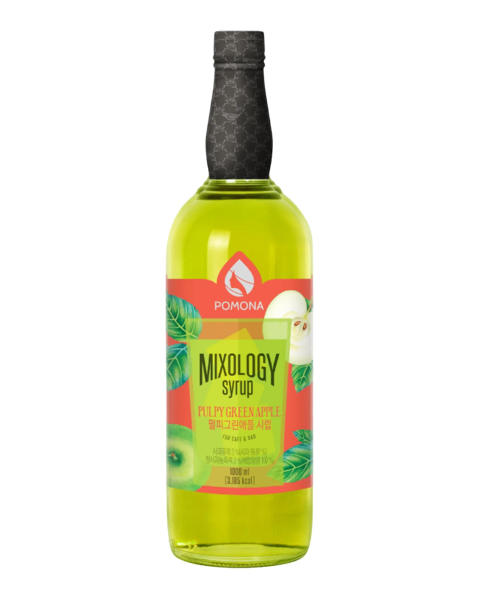 Pomona Syrup Mixology Vị Táo Xanh (Pulpy Green Apple Mixology Syrup) – 1000ml