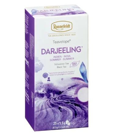 Ronnefeldt Trà Darjeeling Hộp Giấy (Darjeeling Tea Teavelope) - 25 Túi Trà - 37,5g