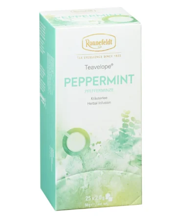 Ronnefeldt Trà Peppermint Hộp Giấy (Peppermint Teavelope) - 25 Túi Trà - 37,5g