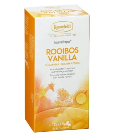 Ronnefeldt Trà Rooibos Vanilla Hộp Giấy (Rooibos Vanilla Teavelope) - 25 Túi Trà - 37,5g