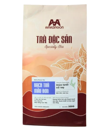 Amazingon Trà Đặc Sản Bạch Trà Mẫu Đơn (White Tea) - 300g