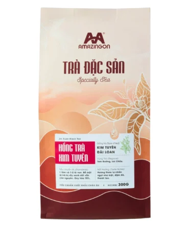 Amazingon Trà Đặc Sản Hồng Trà Kim Tuyên (Jin Xuan Black Tea) - 300g