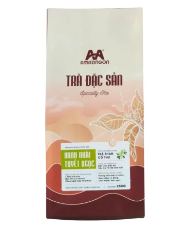 Amazingon Trà Đặc Sản Xanh Nhài Tuyết Ngọc (Jasmin Green Shan Tea) - 250g