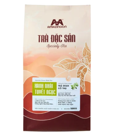 Amazingon Trà Đặc Sản Xanh Nhài Tuyết Ngọc (Jasmin Green Shan Tea) - 500g