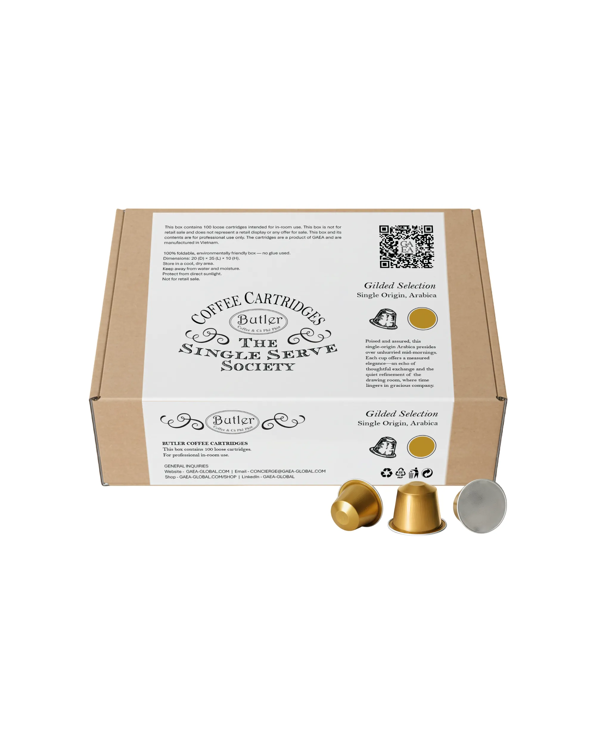 Butler Capsule – Gilded Selection - 100 Capsules