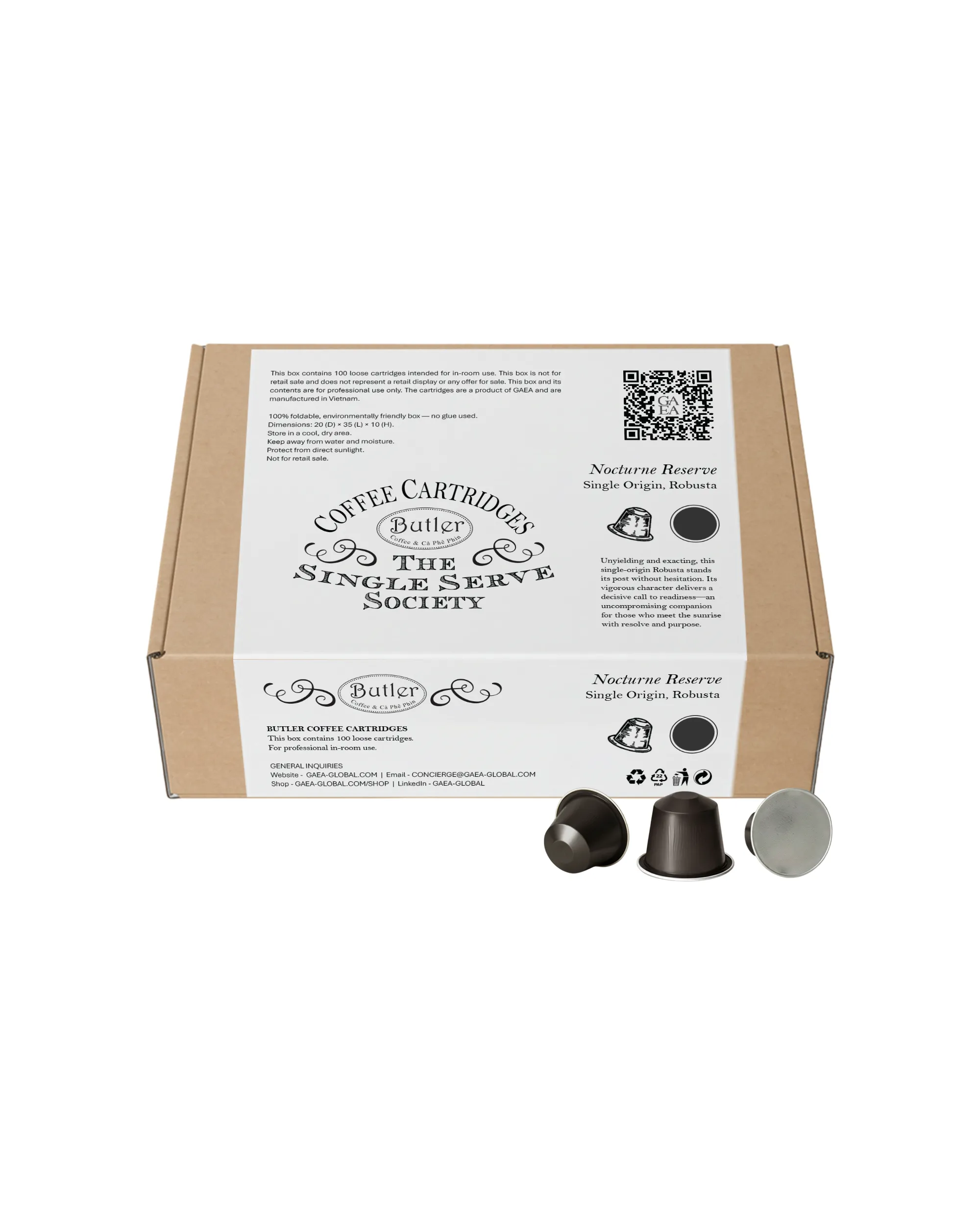 Butler Capsule – Nocturne Reserve - 100 Capsules