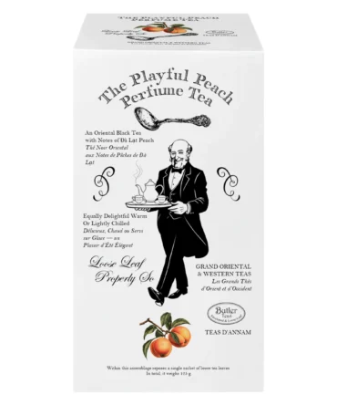 Butler Teas Trà Đen Việt Nam The Playful Peach Perfume Tea - Trà Lá - 125g