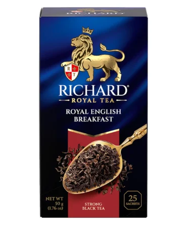 Richard Royal Trà Đen Buổi Sáng Anh Quốc (Royal English Breakfast) - 25 Túi Trà - 50g