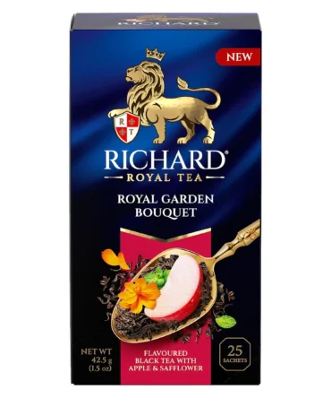 Richard Royal Trà Đen Hương Táo Và Hoa Rum (Royal Garden Bouquet) - 25 Túi Trà - 42,5g