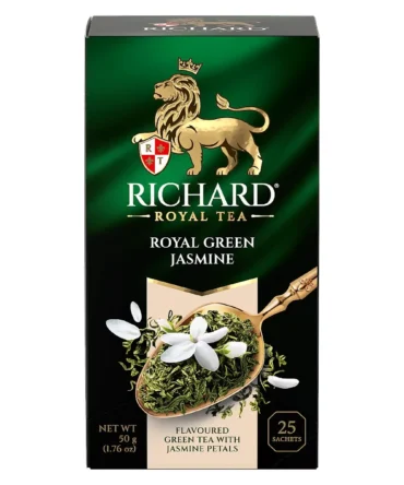 Richard Royal Trà Xanh Hương Hoa Nhài (Royal Green Jasmin) - 25 Túi Trà - 50g