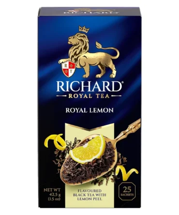Richard Royal Trà Đen Hương Chanh (Royal Lemon) - 25 Túi Trà - 42,5g