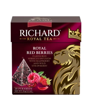 Richard Royal Trà Thảo Mộc Trái Đỏ Mọng (Royal Red Berries) - 20 Túi Trà - 34g