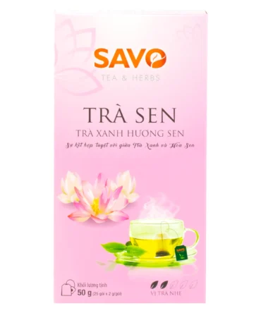 Savo Tea & Herbs Trà Sen - 25 Túi Lọc - 50g