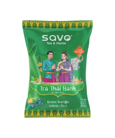 Savo Tea & Herbs Trà Thái Xanh - Trà Lá - 200g