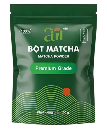 Ari Bột Pha Chế Vị Matcha cao cấp (Premium Grade Matcha Powder) - 100g
