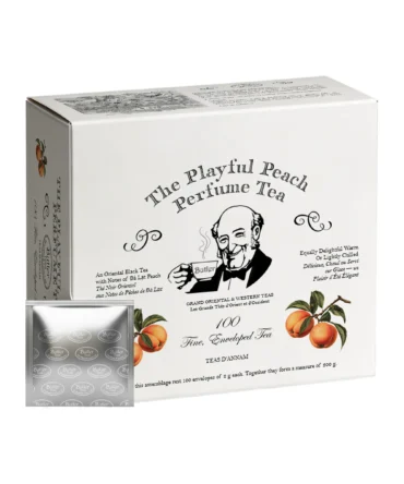 Butler Teas Trà Đen Việt Nam The Playful Peach Perfume Tea - 100 Túi Lọc - 200g - Có túi