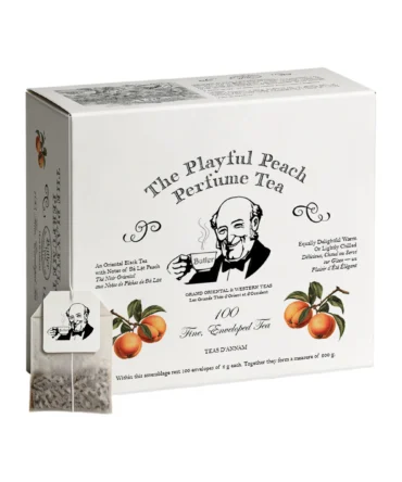 Butler Teas Trà Đen Việt Nam The Playful Peach Perfume Tea - 100 Túi Lọc - 200g - Không Túi
